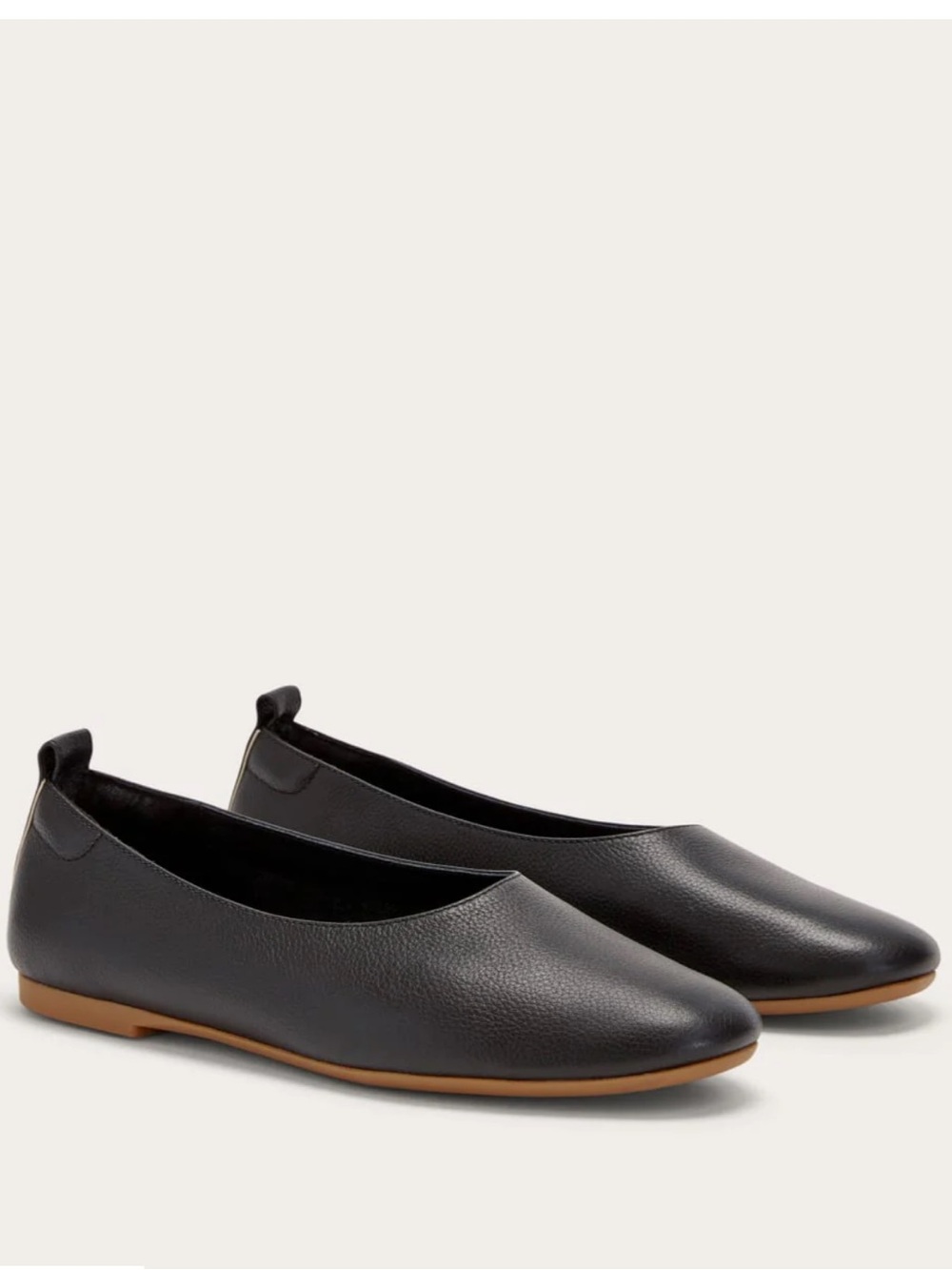 Everlane The Day Glove Black Leather Ballet Flats - Picture 4 of 11